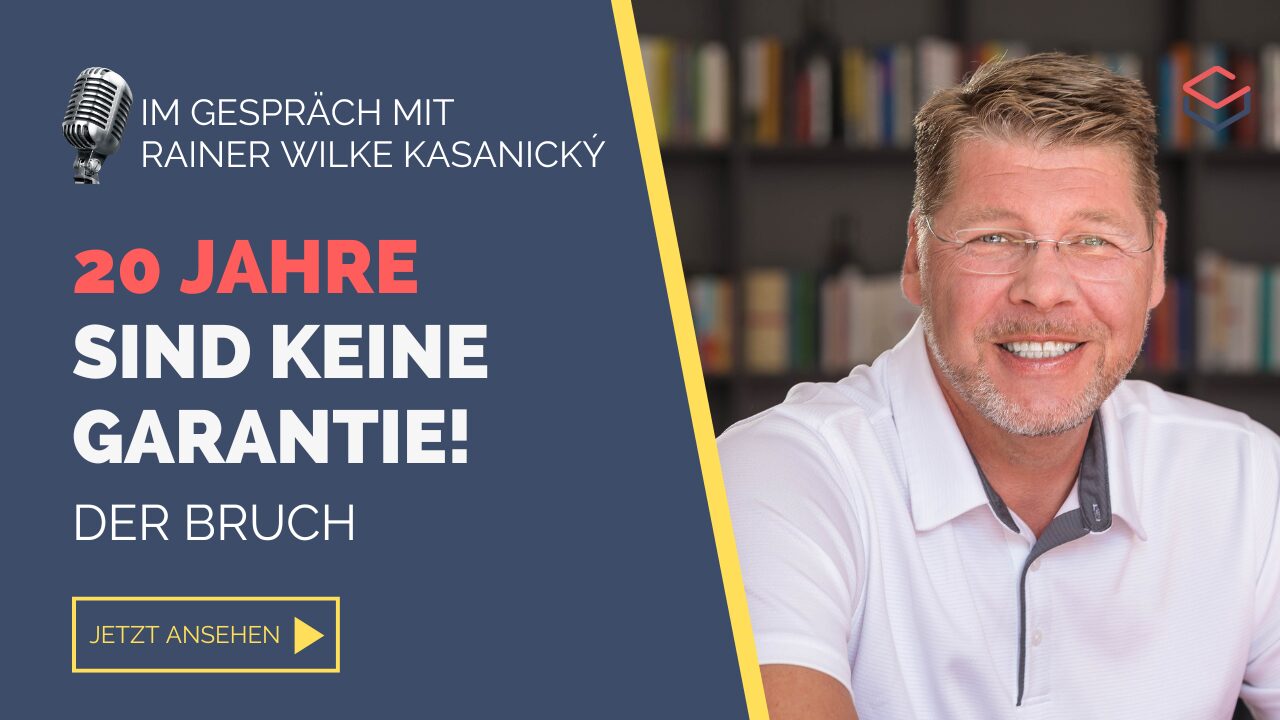 18 Jahre alles gut. Und plötzlich bricht die Sicherheit weg. Interview YouTube Rainer Wilke Kasanický